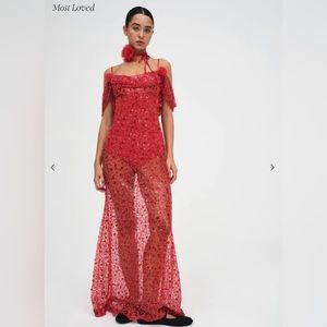 For Love and Lemons Amara Maxi Dress